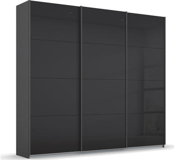 Rauch Koluna 203x229cm grau-metallic/Glas basalt