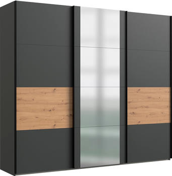 Wimex Barmbek 270x236cm graphit/artisan-eiche/Spiegel
