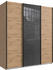 artisan-eiche/Glas grey
