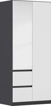 Rauch Mainz 91x210cm graumetallic/alpinwei&szlig;