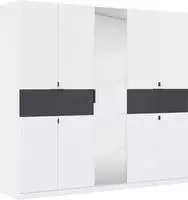 rauch Dreht&uuml;renschrank "Kleiderschrank Schrank Garderobe W&auml;scheschrank TICAO"