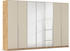 mit Spiegel oak artisan/champagner: Rauch Agordo 7-türig 315x210cm
