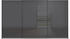 Rauch Agordo 3-trg. 360x210cm grau-metallic/Glas basalt