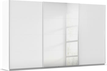 Rauch Agordo 3-trg. 360x210cm mit Spiegel alpinweiß/hochglanz-weiß