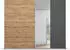 Rauch BLUE Aurelia 218x210cm mit Spiegel artisaneiche/graumetallic