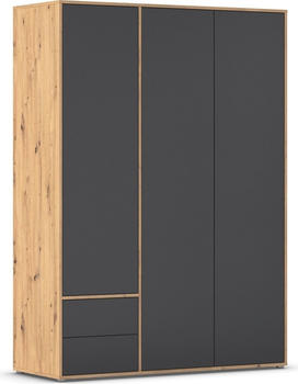 Rauch Nabila 140x194cm mit 2 Schubladen graumetallic/artisaneiche