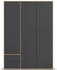 Rauch Nabila 140x194cm mit 2 Schubladen graumetallic/artisaneiche