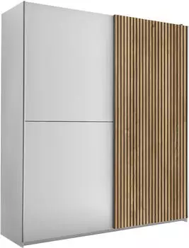 Pol Power Berno 170x195,5cm weiß/karlstadeiche rapido