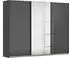 mit Spiegel grau-metallic/Glas basalt