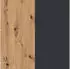 Rauch Costa 4-türig 181x197cm mit Schubladen grau-metallic/eiche artisan