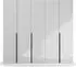 Rauch Modern by Quadra Spin 226x210cm alpinweiß/Glas kristallweiß