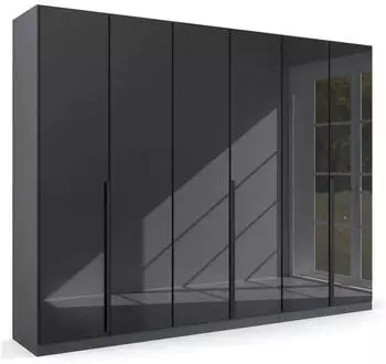 Rauch Modern by Quadra Spin 271x210cm grau-metallic/Glas basalt