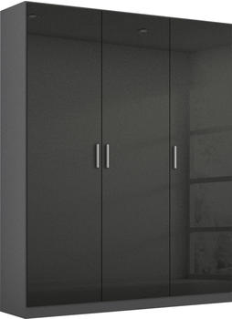 Rauch Celle 136x210cm graumetallic/hochglanz-effektgrau