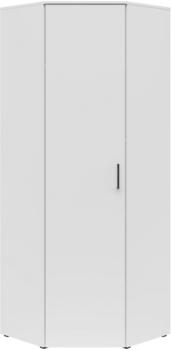 CarryHome Eckschrank 73x73cm wei&szlig;
