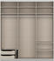 Rauch Oracle 203x229cm mit Schubladen seidengrau