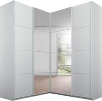 rauch Schwebet&uuml;renschrank "Schrank Garderobe Eckkleiderschrank QUADRA Front in