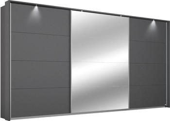 Rauch Cortona 368x233cm mit Passepartout und Beleuchtung grau-metallic