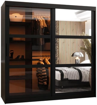 Meble Kryspol Dome 2 180x200cm schwarz