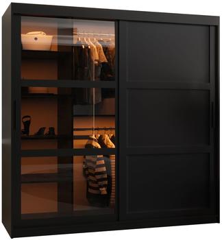 Meble Kryspol Dome 3 180x200cm schwarz