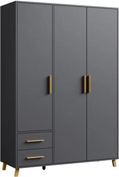 Rauch Shinjo 140x203cm mit Schubladen graumetallic
