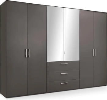 set one by Musterring Henderson 301x223cm mit Spiegel und Schubladen graphit
