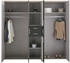 Wimex Diver 225x210x58cm struktureiche hell/graphit (882664)