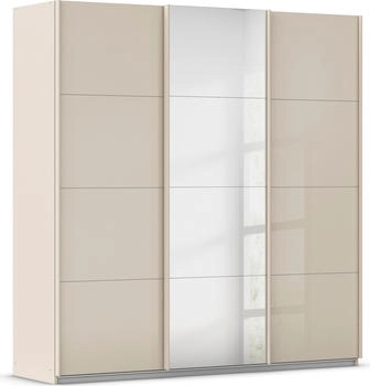 Rauch Agordo 3-t&uuml;rig 203x210cm mit Spiegel champagner/Glas champagner