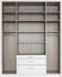 Rauch Hildesheim 185x231cm mit Schubkästen und Passepartout weiß