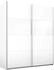 Rauch Quadra 181x210cm weiß/Weißglas