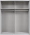 Rauch Quadra 181x210cm weiß/Weißglas