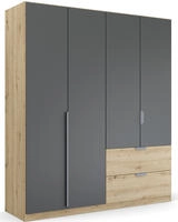 rauch Dreht&uuml;renschrank "Kleiderschrank Schrank Garderobe Ankleide DARK&WOOD BY