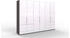 Wiemann Loft 300x216cm havanna/Glas weiß