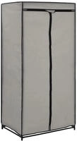 vidaXL Kleiderschrank Grau 75&times;50&times;160 cm