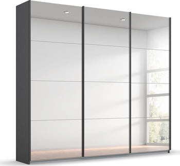 Rauch Oracle 203x210cm mit Schubladen grau-metallic