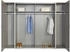 Wimex Lotto mit 4 Fächern 270x210cm weiß