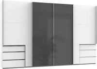 Wimex Schwebet&uuml;renschrank "Level by fresh to go" mit Glast&uuml;ren und Synchron&ouml;ffnung