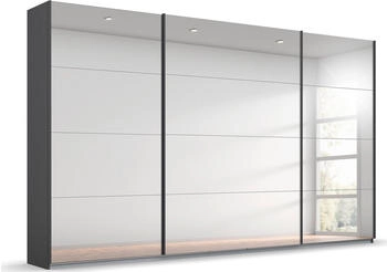 Rauch Oracle 315x229cm mit Schubladen grau-metallic