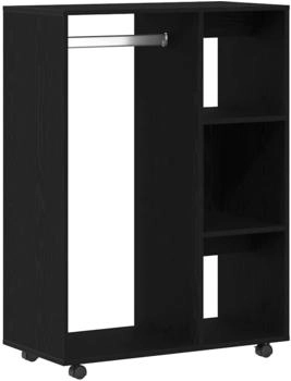 vidaXL Kleiderschrank Schwarz Eichen-Optik 80x40x110 cm Holzwerkstoff (862068)