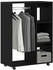 vidaXL Kleiderschrank Schwarz Eichen-Optik 80x40x110 cm Holzwerkstoff (862068)