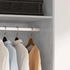 vidaXL Kleiderschrank Betongrau 50x50x200 cm Holzwerkstoff (800238)