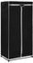vidaXL Kleiderschrank Schwarz 75×50×160 cm (282437)