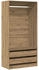 vidaXL Kleiderschrank Artisan-Eiche 100x50x200 cm Holzwerkstoff (3318627)