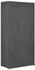 vidaXL 3-stufiger Kleiderschrank Grau 79 x 40 x 170 cm Stoff (248187)