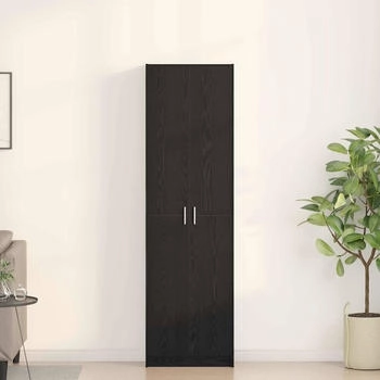 vidaXL Kleiderschrank Schwarze Eiche 55 x 25 x 189 cm Holzwerkstoff (3334009)