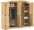 vidaXL Kleiderschrank Corona 194x52x186 cm Massivholz Kiefer (4012162)