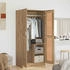 vidaXL Kleiderschrank artisian oak 82,5 x 51,5 x 180 cm Holzwerkstoff (875162)