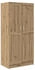 vidaXL Kleiderschrank artisian oak 82,5 x 51,5 x 180 cm Holzwerkstoff (875162)