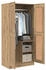 vidaXL Kleiderschrank artisian oak 82,5 x 51,5 x 180 cm Holzwerkstoff (875162)