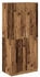 vidaXL Kleiderschrank Altholz-Optik 90x52x200 cm Holzwerkstoff (855884)