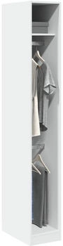 vidaXL Kleiderschrank Wei&szlig; 30x50x200 cm Holzwerkstoff (3307774)
